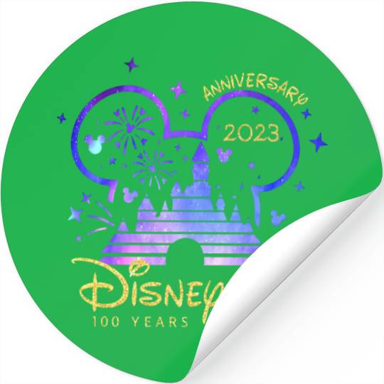 Disney 100th Anniversary Stickers, Disney 100 Year of Wonder Anniversary Stickers