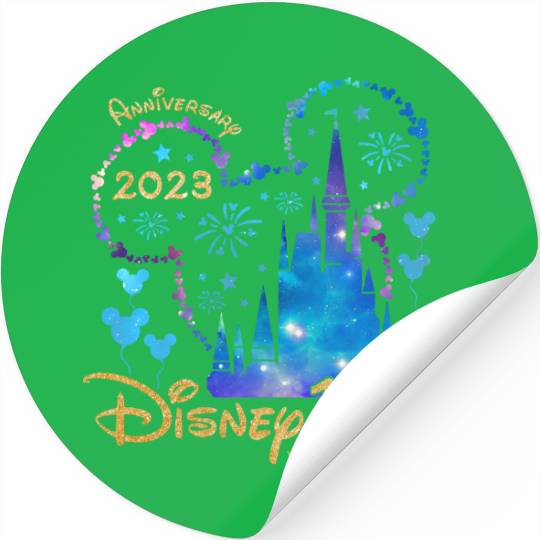 Disney 100th Anniversary Stickers, Disney 100 Year of Wonder Anniversary Stickers, Disney World Stickers