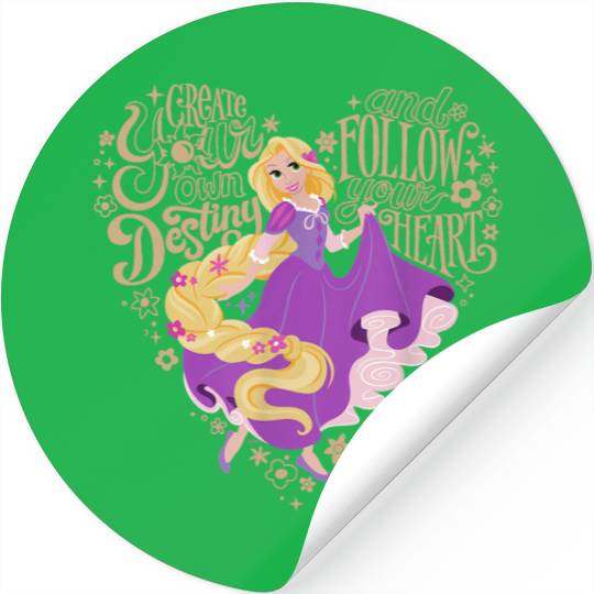 Disney Princess Rapunzel Follow Your Heart Stickers