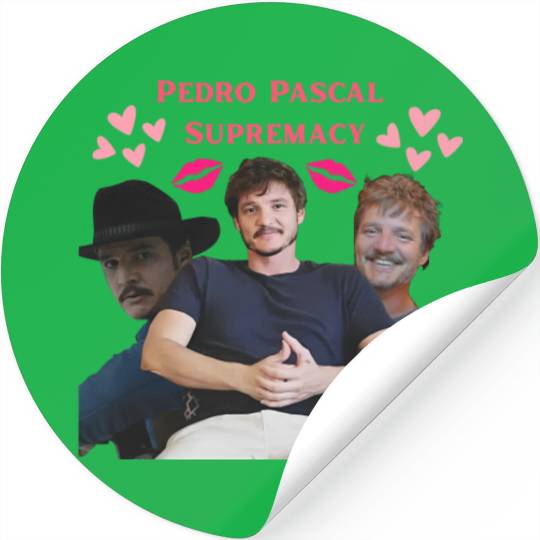 Pedro Pascal Supremacy Stickers
