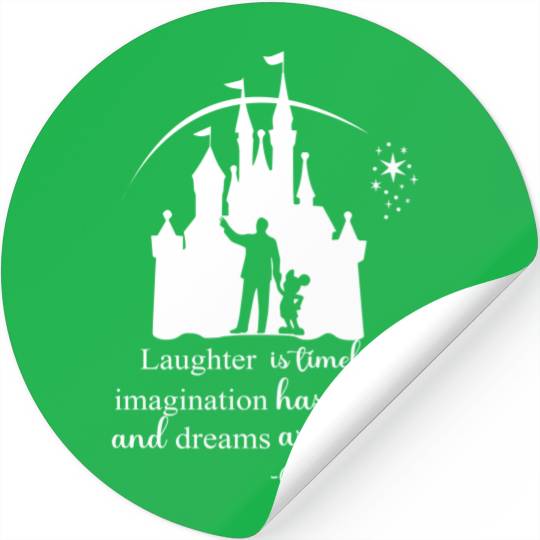 Discover Walt And Mickey Partner Disney Castle Stickers / Disney World Stickers