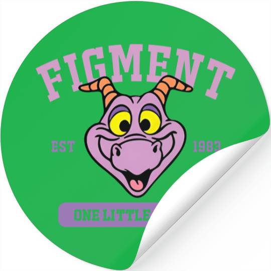 Disney Figment Stickers, Epcot Figment Stickers