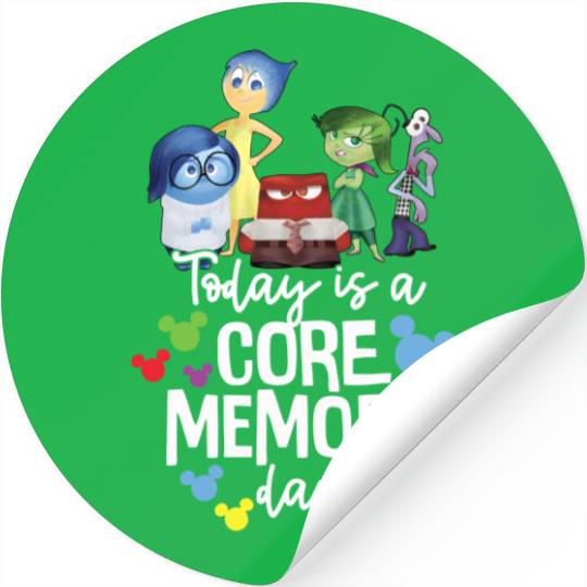 Today is A Core Memory Day Stickers, Magical Vacation Stickers, Disney Inspired Stickers
