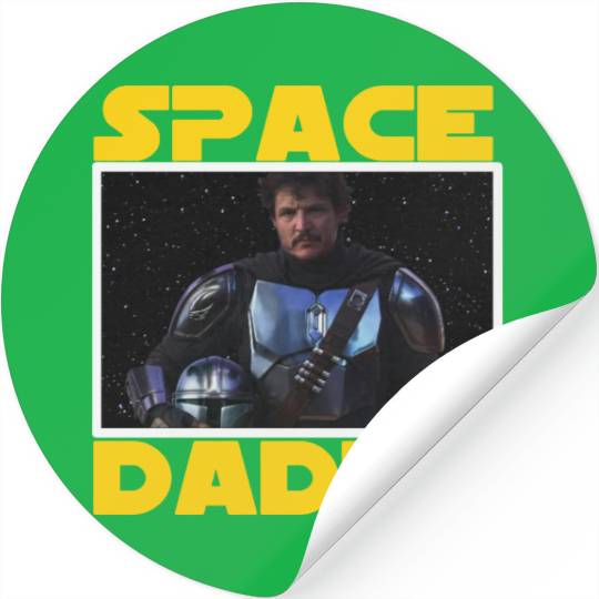 Pedro Pascal Stickers, Space Daddy Pedro Pascal Gift Stickers