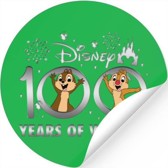 Chip And Dale Stickers,Disney 100 Years of Wonder Stickers,Disney Vacation Stickers
