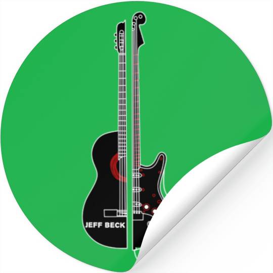 Jeff Beck Guitar - Jeff Beck Stickers