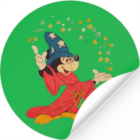 Retro Sorcerer Mickey Stickers / Magic Wizard Mickey / Fantasmic Disneyland