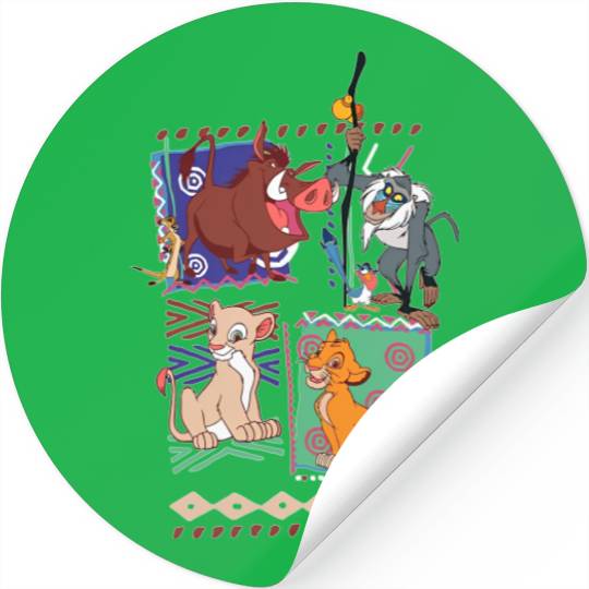 Retro 90s Disney Lion King Stickers, Disney Comfort Colors Stickers, Simba Stickers, Timon & Pumbaa Stickers, Nala Stickers