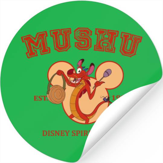 Disney Mushu Dragon Stickers