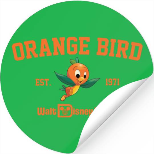 Disney Orange Bird Epcot Stickers, Orange Bird Est 1971 Stickers