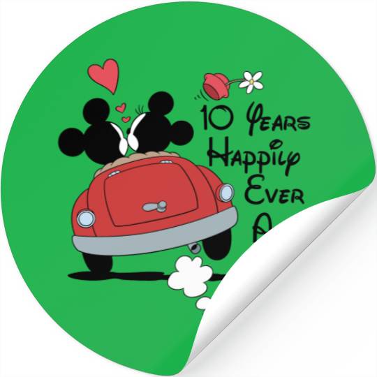Happily Ever After Disney Couple Stickers, Anniversary Gift ,Valentines Stickers, Matching Couple Stickers