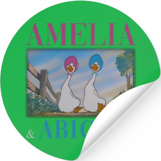 Amelia And Abigail The Aristocats 1970 Stickers Disney Stickers