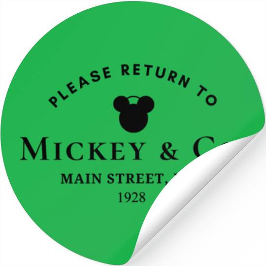 Return to Mickey & Co Unisex Stickers, Disney Trip Stickers, Cute Disney Mickey Stickers disneyworld Stickers