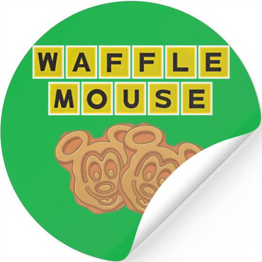 Mickey Waffle Stickers, Funny Disney Stickers, Mickey Waffles, Disney Stickers