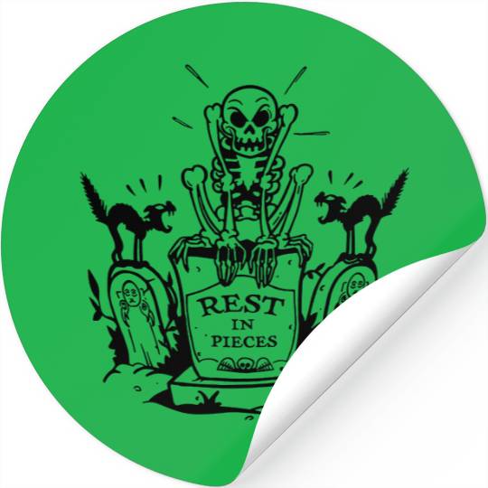 Funny Disney Dancing Skeleton Stickers, Silly Symphony 1929 Stickers