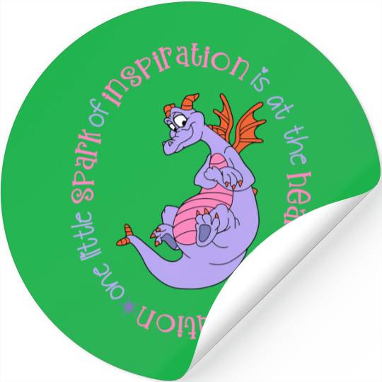 Figment Stickers, Cute Colorful Disney Stickers, Disney Stickers, Disney World Stickers
