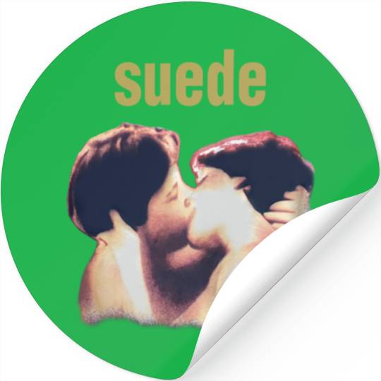 Vintage Suede Indie Band Stickers