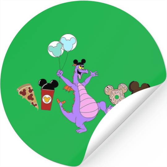 Figment Disney Snacks Stickers, Disney Mode Stickers, Disney Snacks Stickers