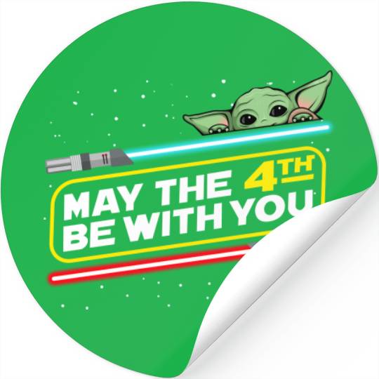 May The 4th Be With You Stickers, Disney Star Wars Stickers