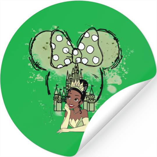 Princess Tiana Tank, Disney Watercolor Castle Stickers, Disney Tiana Tank, Disney Girl Trip