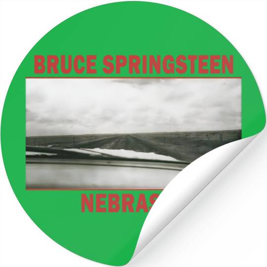 Bruce Springsteen nebraska Logo Stickers