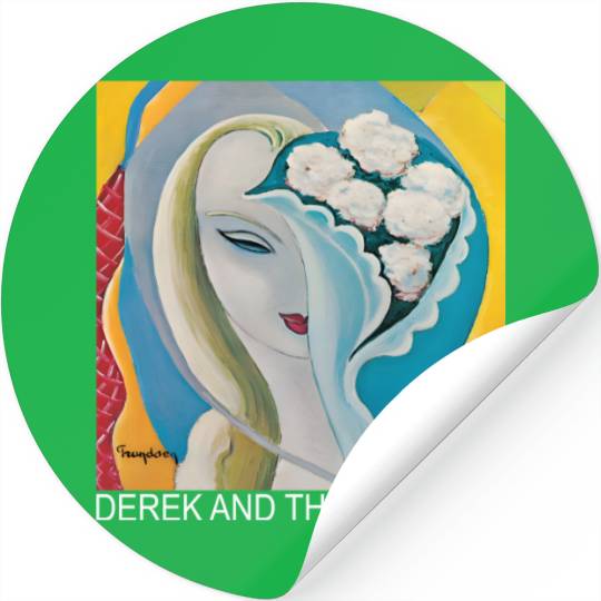 Derek And The Dominos Stickers, Derek And The Dominos Layla Blues Rock Band Stickers