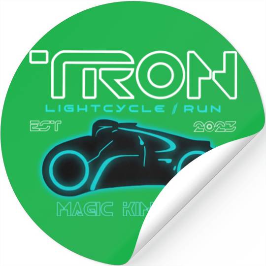 Disney Tron Lightcycle Run Ride Stickers, Tron Lightcylce Run Magic Kingdom Stickers