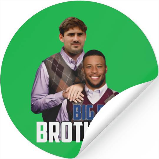 Big Blue Brothers ( Daniel Jones & Saquon Barkley ) Stickers