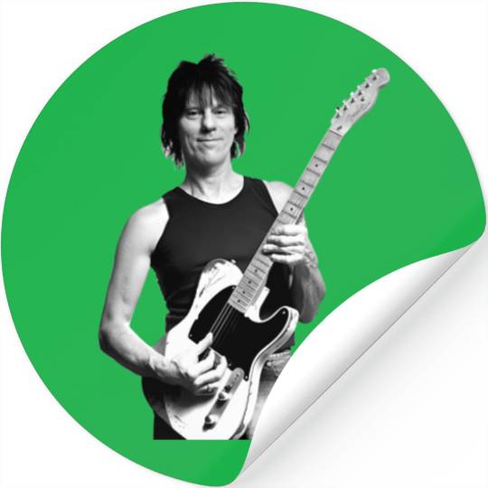 R.I.P Jeff Beck 1944-2023 Memories Guitar Legend Merch Stickers