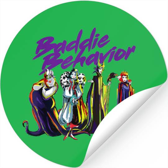 Disney Villains Baddie Behavior Stickers