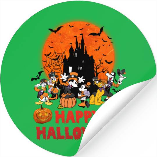 Discover Mickey not so-scary halloween party 2021 Disney halloween family Stickers 2021 Mickey and Minnie halloween Stickers Halloween disney Stickers ideas