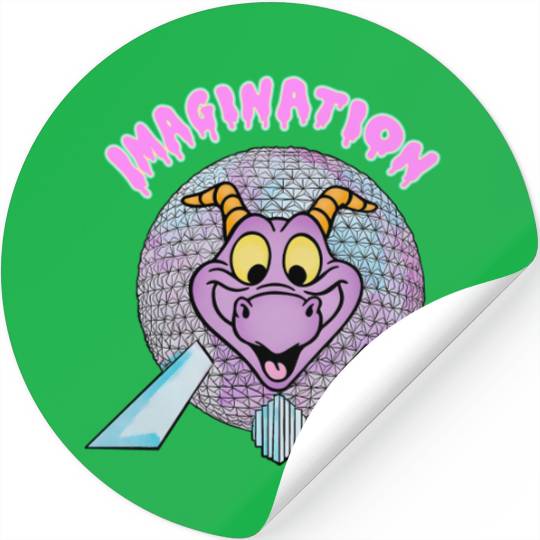 IMAGINATION - Figment Stickers, Disney Figment Stickers