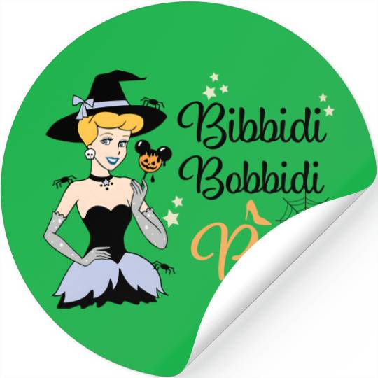 Bibbidi Bobbidi Boo Stickers, Disney Halloween Stickers