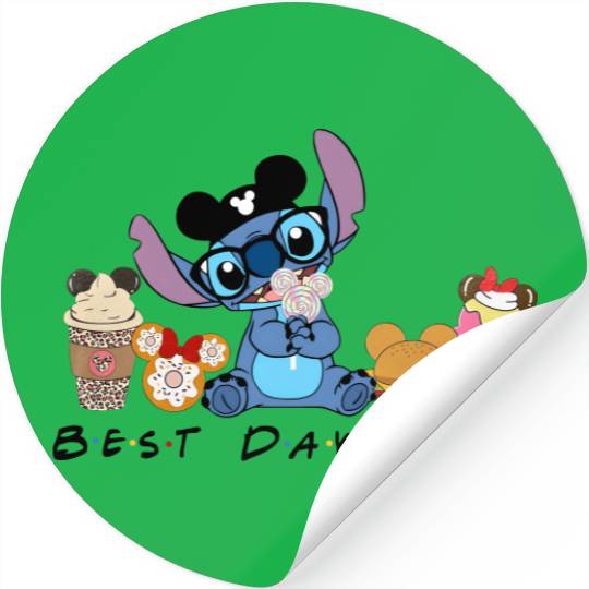 Best Day Ever Stickers, Disney Stitch Stickers, Disney Matching Stickers