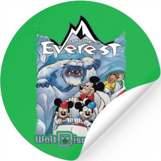 Disney Mountain Stickers, Expedition Everest Stickers, Disney Stickers