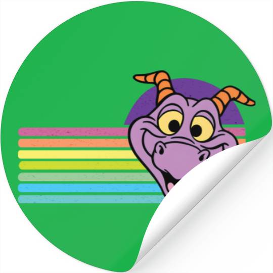 Disney vintage Stickers - Disney figment Stickers - Disney Epcot Stickers