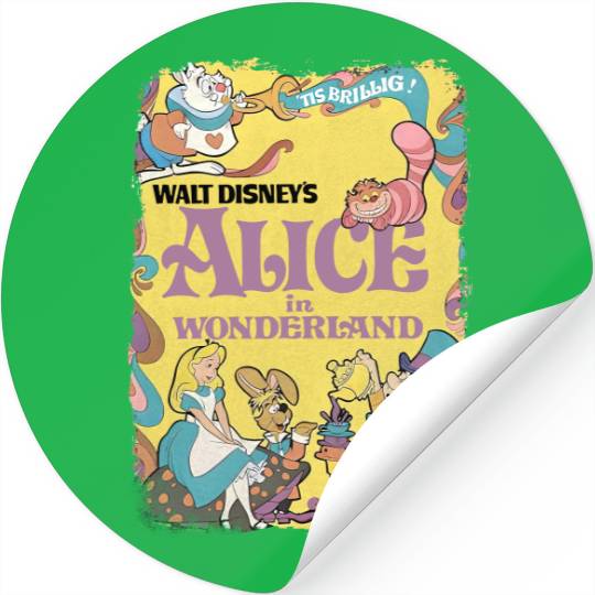 Alice in Wonderland Stickers, Disney Princess Stickers, Disney Stickers,