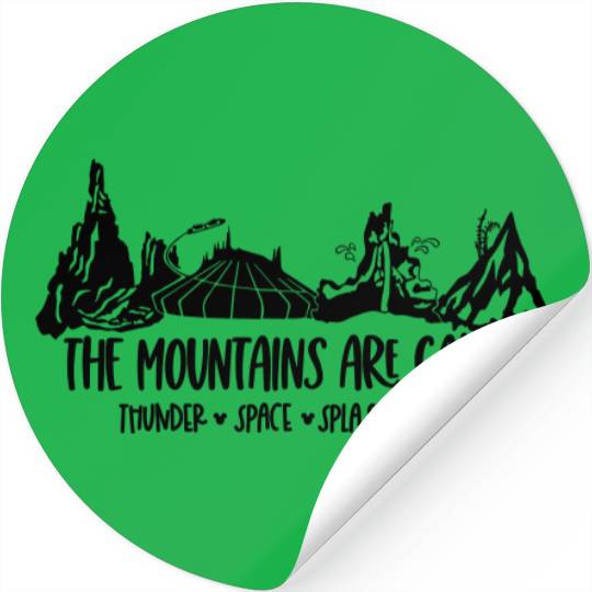 The Mountains are Calling - Disney Mountain Stickers - Disney Family Stickers
