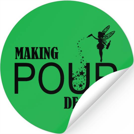 Making Pour Decision Stickers, Funny Disney Beer Stickers, Drinking Around The World Stickers