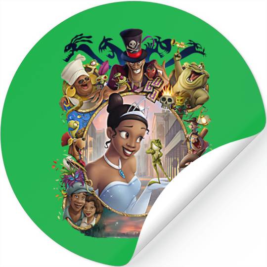 Disney Princess and the Frog Tiana Stickers