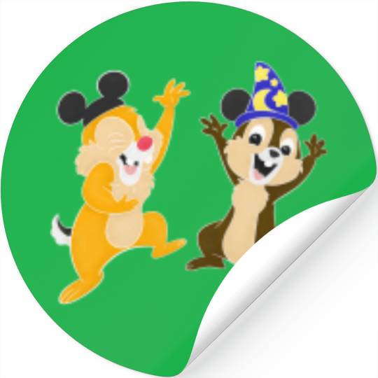 Chip and Dale Stickers, Disney travel Stickers, Chipmunks Stickers, Trip Stickers