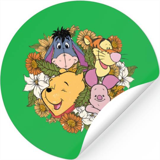 Vintage Disney Winnie The Pooh Stickers, Retro Disney Pooh Bear Stickers