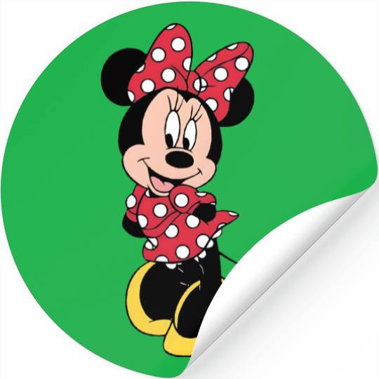 Minnie Stickers, Vintage Minnie Stickers, Disney Minnie Mouse Sweet Portrait Stickers