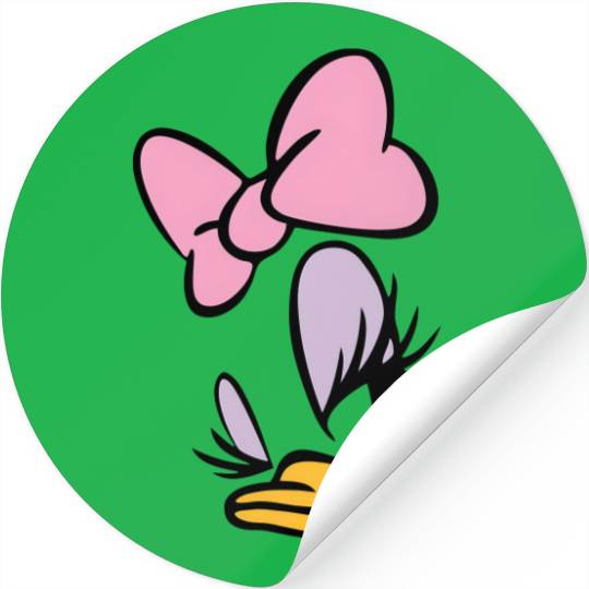 Daisy Duck Color Portrait Women's Racerback Tank |  Disney Daffy Duck Stickers