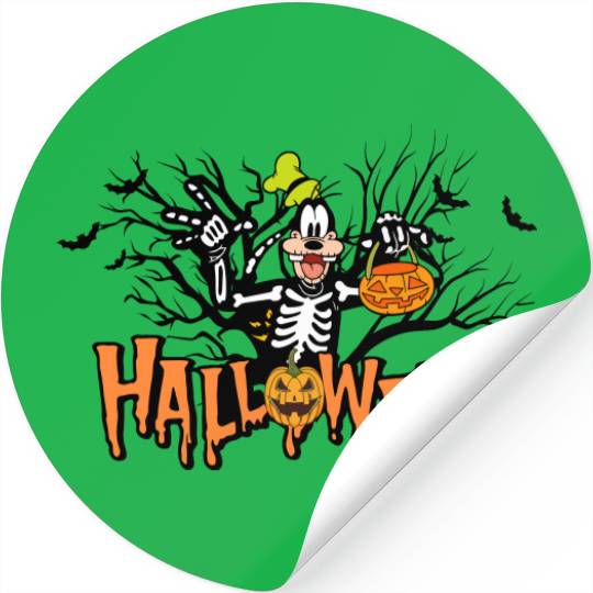 Goofy Halloween Stickers, Disneyland Halloween Shirtt, Disney Spooky Season Stickers