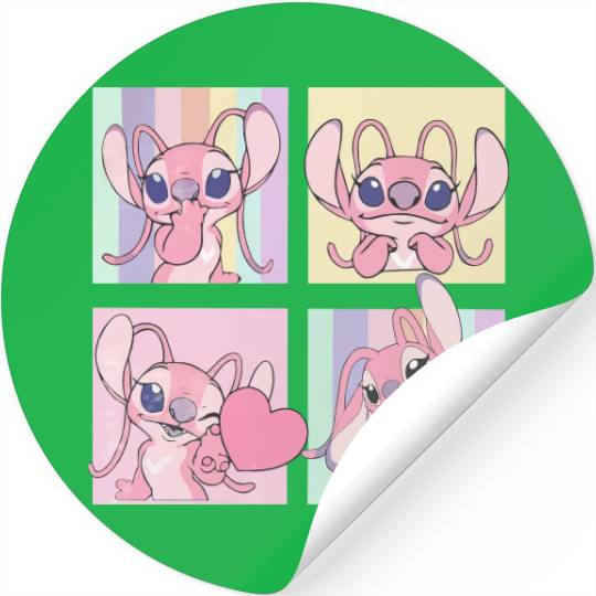 Retro Disney Angel Stickers, Stitch and Angel Stickers