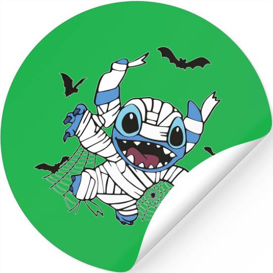 Stitch Halloween Stickers, Disneyland Halloween Stickers, Stitch Horror Hallowwen