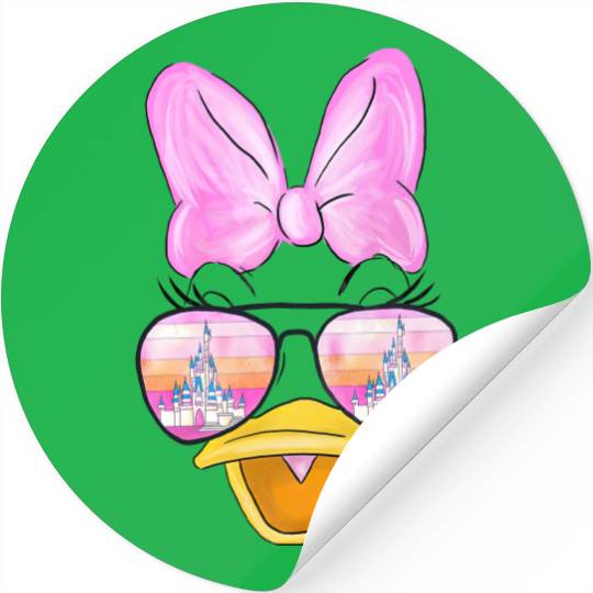 Vintage Daisy Duck Stickers, Disney  Stickers