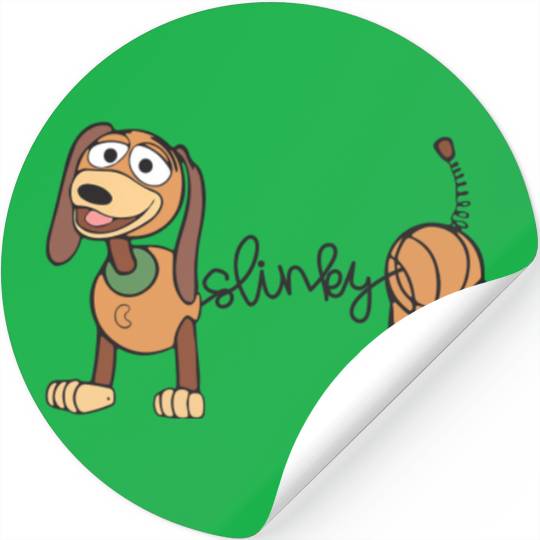 Slinky Dog Stickers, Toy Story Character Stickers, Disney Slinky Dog