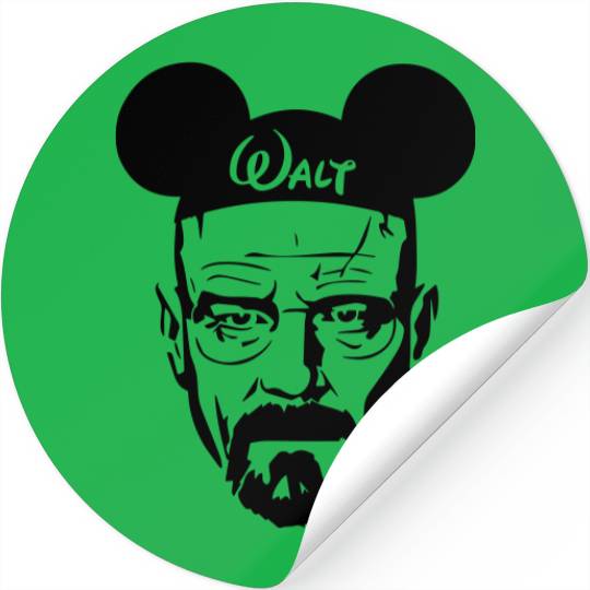 Disney Stickers, Walter White Heisenberg Walt Stickers, Walt White Stickers